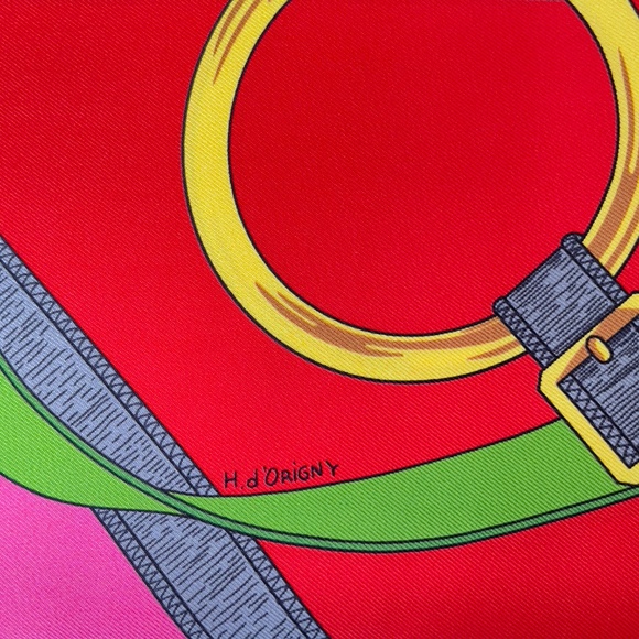 NWT Hermès Maxi Twilly "Éperon d’Or" Red/Rose - Picture 4 of 5